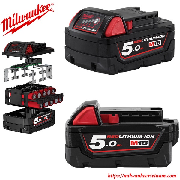Pin Milwaukee 18V 5.0Ah